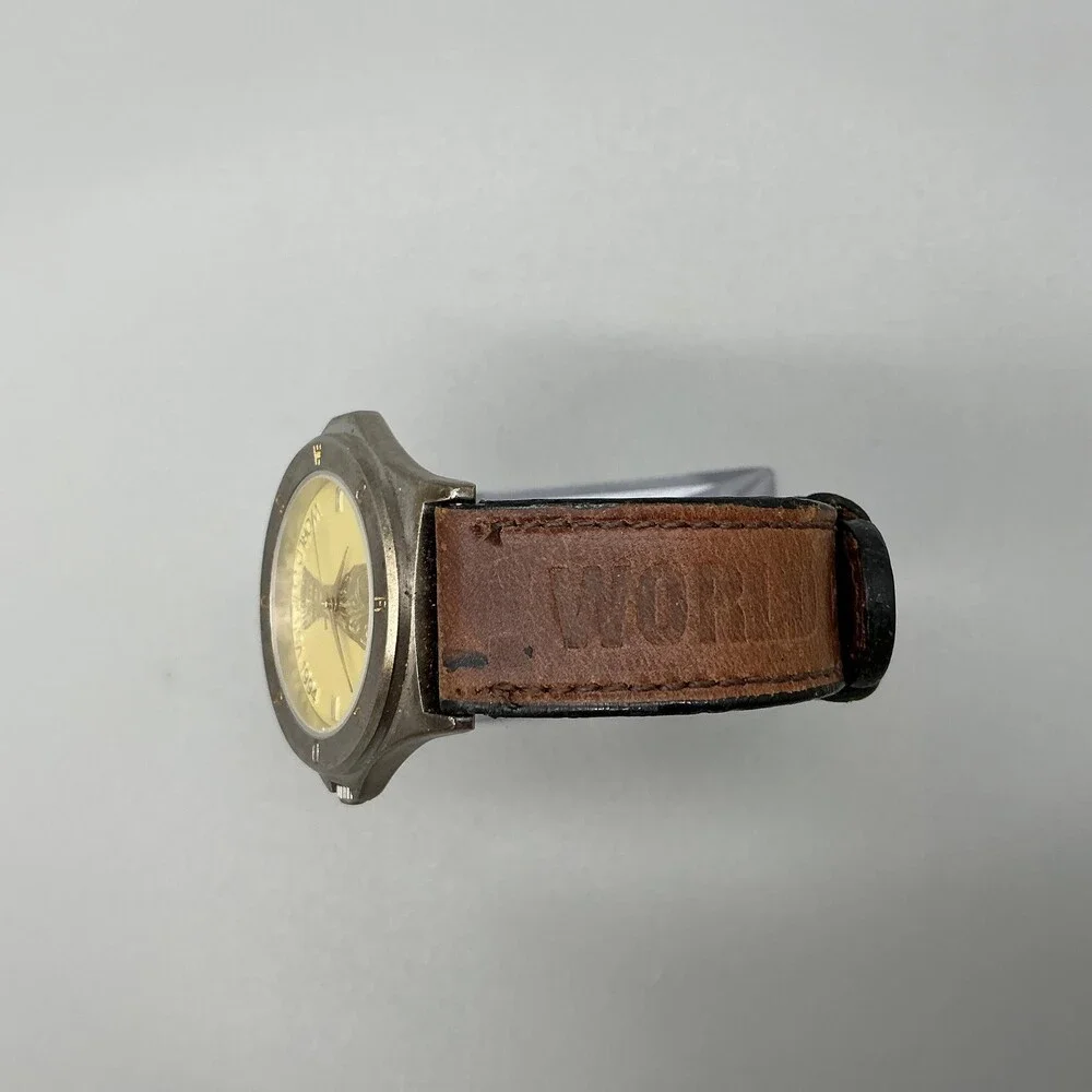 Vintage Troika FIFA World Cup USA 1994 Mens Watch 40mm Gold Dial New Battery